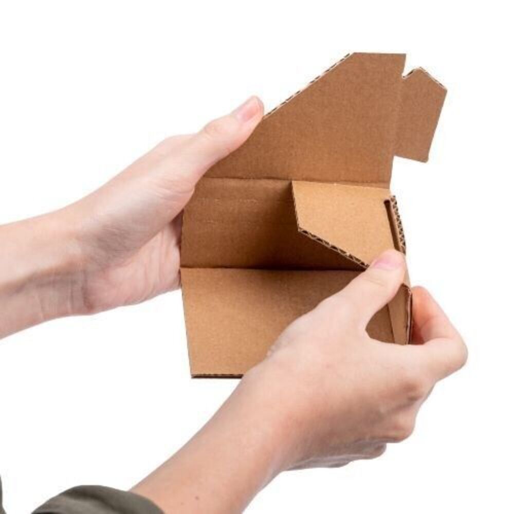 Duck 4" x 4" Brown Corrugate Corners Edge Protection - 16 Ct - Picture 5 of 8